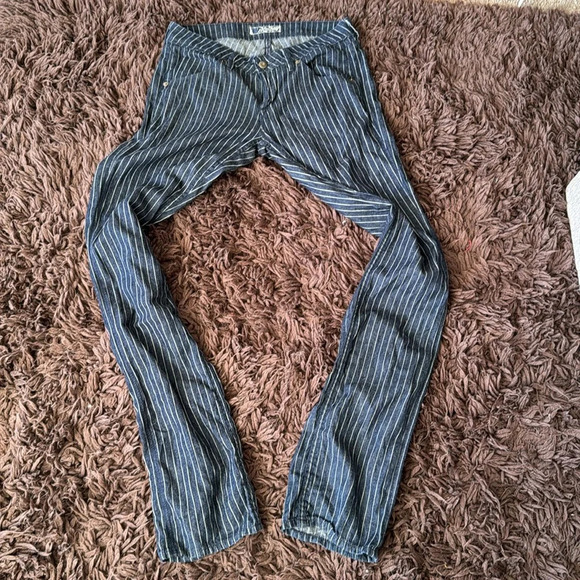 Hudson blue pinstripe denim jeans size 27 - Picture 1 of 12